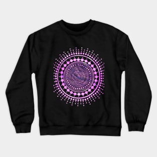 Pink Dot Art Crewneck Sweatshirt